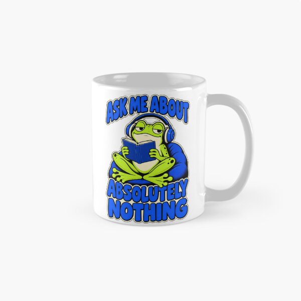 Item preview, Ask Me About Absolutely Nothing - Funny Frog designed and sold by about-that.