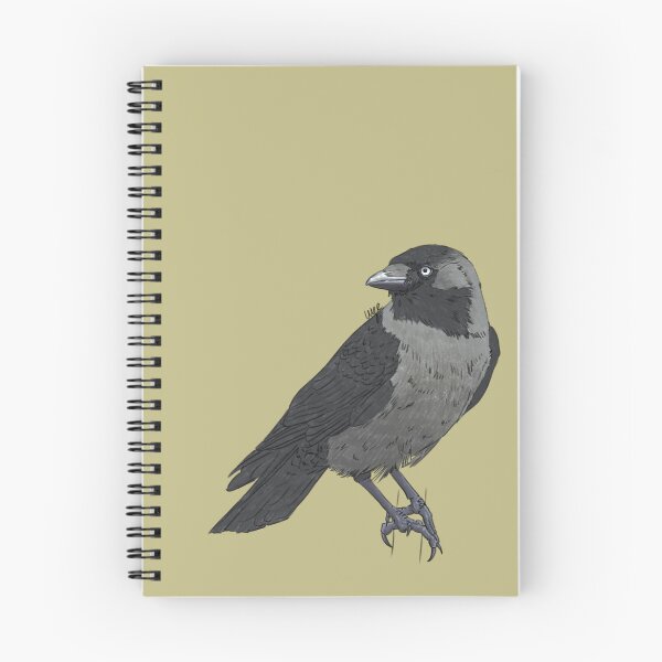 Item preview, Western Jackdaw designed and sold by Luzeilustración.