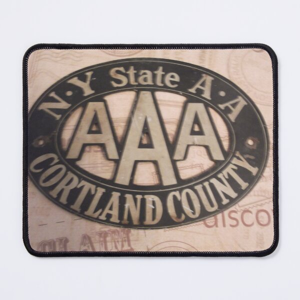 Item preview, NY State A.A. Cortland County Car Badge Volksbolts designed and sold by Am Fear Liath Mòr Designs.