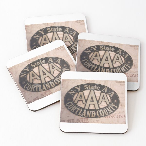 Item preview, NY State A.A. Cortland County Car Badge Volksbolts designed and sold by Am Fear Liath Mòr Designs.