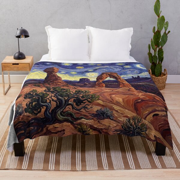 Item preview, Arches National Park Starry Night Delicate Arch designed and sold by Bad-Decisions-Designs.