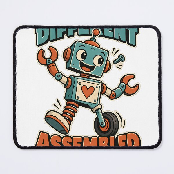Item preview, Built Different Assembled Wrong - Funny Robot designed and sold by about-that.