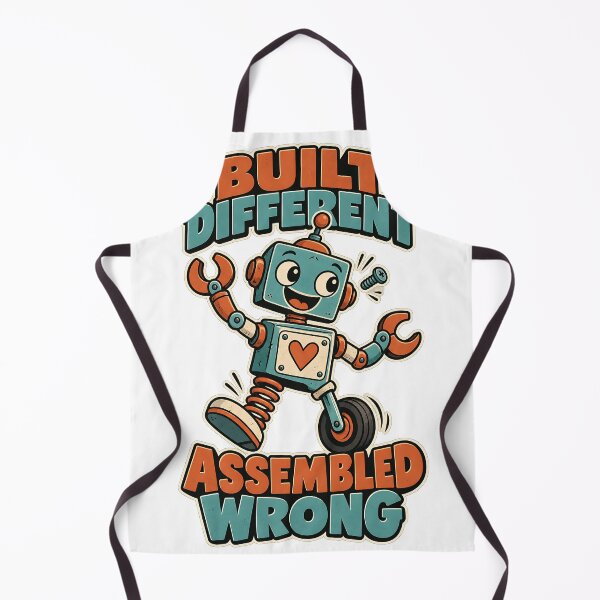 Item preview, Built Different Assembled Wrong - Funny Robot designed and sold by about-that.