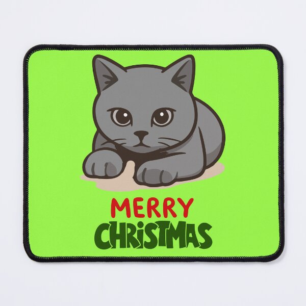 Item preview, Cute British Shorthair Merry Christmas Holiday Art designed and sold by stormk10.