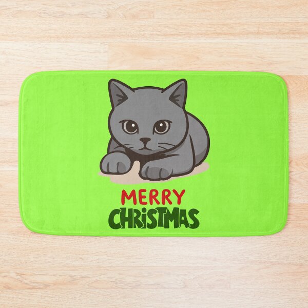 Item preview, Cute British Shorthair Merry Christmas Holiday Art designed and sold by stormk10.