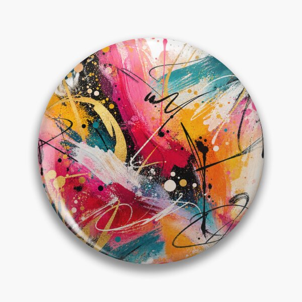 Item preview, Colorful Abstract Expression – Vibrant Cosmic Chaos designed and sold by ZYVARENNE.