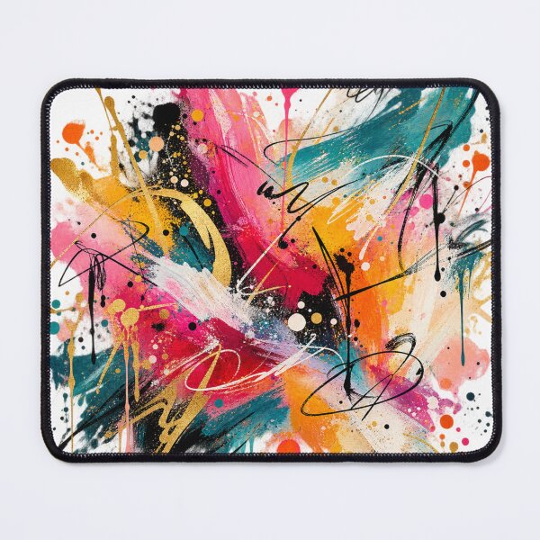 Item preview, Colorful Abstract Expression – Vibrant Cosmic Chaos designed and sold by ZYVARENNE.