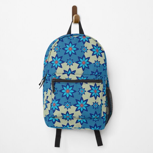Item preview, Blue Floral Geometric Seamless Pattern designed and sold by manisall.