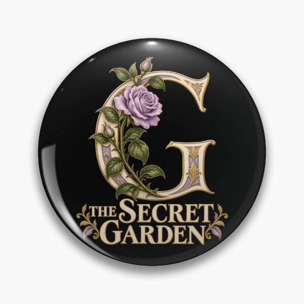 Item preview, The Secret Garden – Lavender Rose Letter G designed and sold by Fenay Designs.
