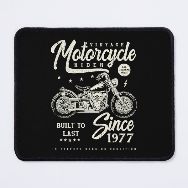 Item preview, Vintage Motorcycle Bikers Motorbike Birthday 1977 designed and sold by JRRTs.