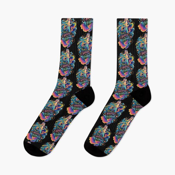 Item preview, Born of Stardust and Seafoam — Rainbow Mermaid designed and sold by digijob.