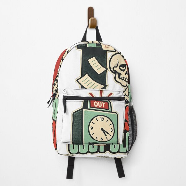 Item preview, My Last Nerve Just Clocked Out - Funny Skeleton designed and sold by about-that.