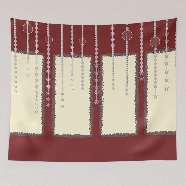 Item preview, Hanging Floral Frame and Butterfly Elements designed and sold by BaraisVisuals.
