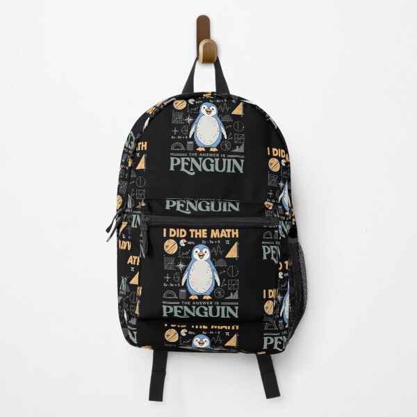 Item preview, i did the math penguin illustration math kid pun designed and sold by DariaOltes.