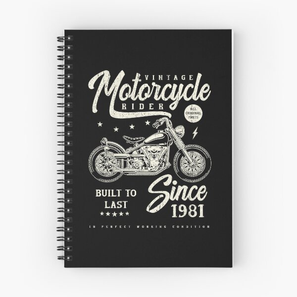 Item preview, Vintage Motorcycle Bikers Motorbike Birthday 1981 designed and sold by JRRTs.