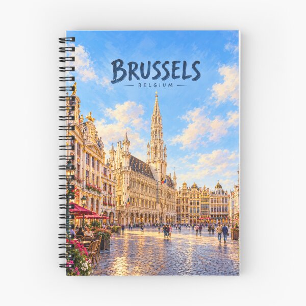 Item preview, Brussels Painterly Belgian City Impression designed and sold by MichaeIRellov.