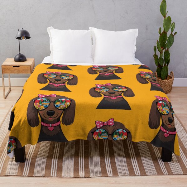 Item preview, Cute Brown Dog with Travel Sunglasses – Adventure Dog Lover Art designed and sold by anemiche.