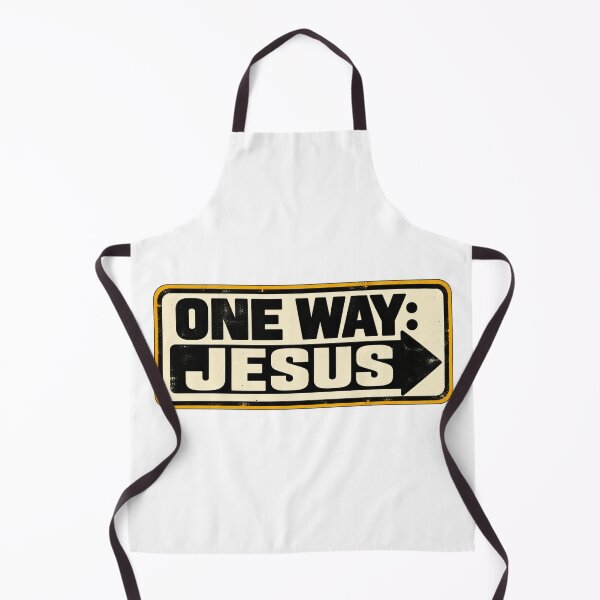 Item preview, One Way Jesus – Vintage One Way Street Sign Christian Design designed and sold by Ever-and-Amen.
