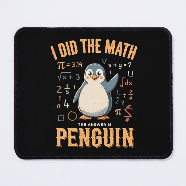 Item preview, i did the math penguin science humor math teacher gift designed and sold by DariaOltes.