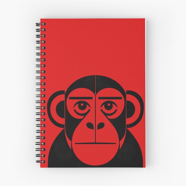 Item preview, Geometric MONKEY Face – Bold Symmetrical Animal Line Art designed and sold by infinitearte.
