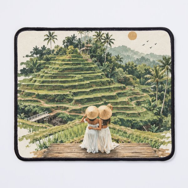 Item preview, Bali rice fields designed and sold by IslandWild Co.
