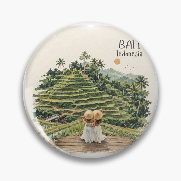 Item preview, Bali rice fields designed and sold by IslandWild Co.