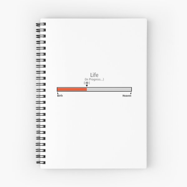 Item preview, Progress Bar - Life, 40 Years Old designed and sold by fantasticplaces.