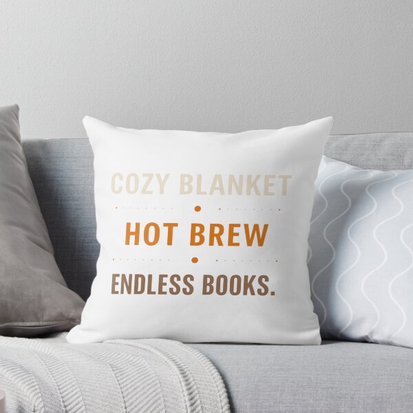 Item preview, Cozy Blanket Brew Endless Books Minimalist Aesthetic designed and sold by Coffread.