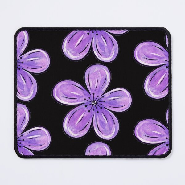 Item preview, Watercolor Purple Five Petal Flower designed and sold by DesignByUmza.
