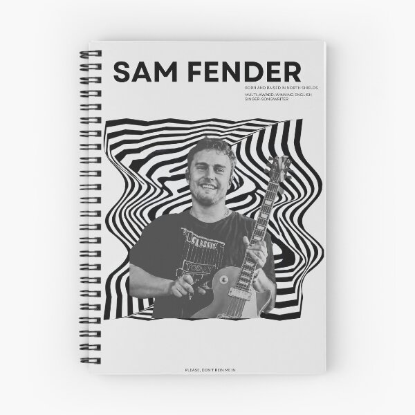 Artikelvorschau, Schwarz-Weiß-Sam Fender entworfen und verkauft von maddy-fisher5.