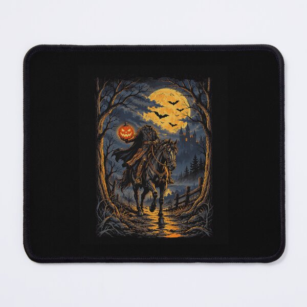 Item preview, Headless Horseman Halloween Moonlit Pumpkin Gothic Fantasy designed and sold by OddPopARt.