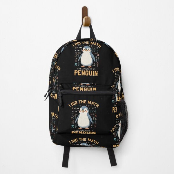 Item preview,  i did the math penguin illustration math kid pun designed and sold by DariaOltes.