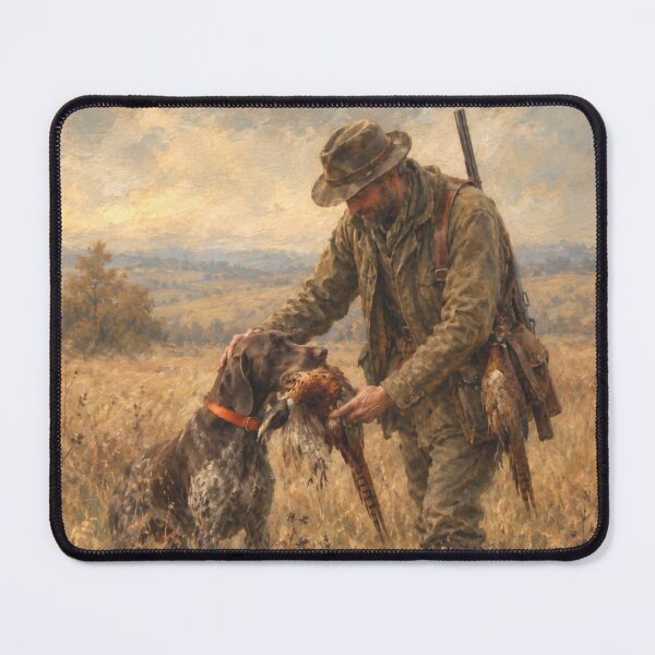 Item preview, A Successful Pheasant Hunt with a GSP designed and sold by TammyHunterArt.
