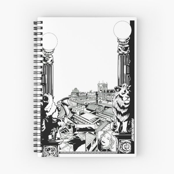 Item preview, Storie di Lea: View of Nightmare Town  designed and sold by GabeCrepaldiArt.