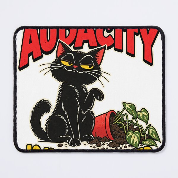 Item preview, The Audacity Is House Trained - Funny Cat designed and sold by about-that.