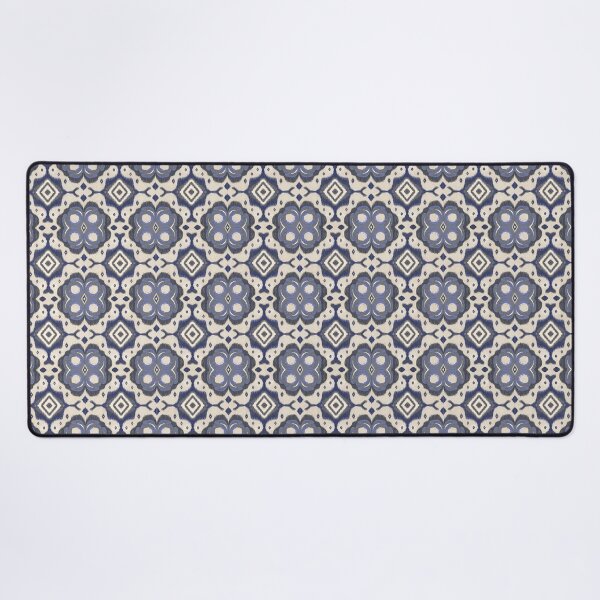 Item preview, Ornate Indigo Tribal Ikat Seamless Pattern for Fabric Textile Print, Wallpaper and Home Decor designed and sold by Jeffrey-Jeffrey.