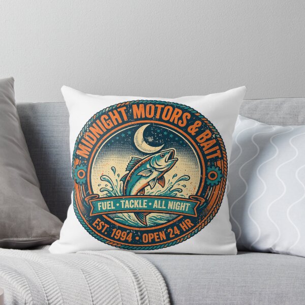 Item preview, Midnight Motors And Bait Fake Brand Badge designed and sold by Wild Shades.