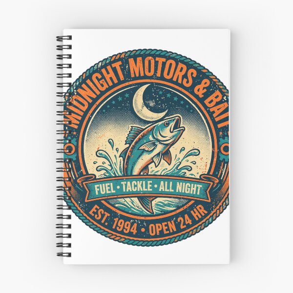 Item preview, Midnight Motors And Bait Fake Brand Badge designed and sold by Wild Shades.