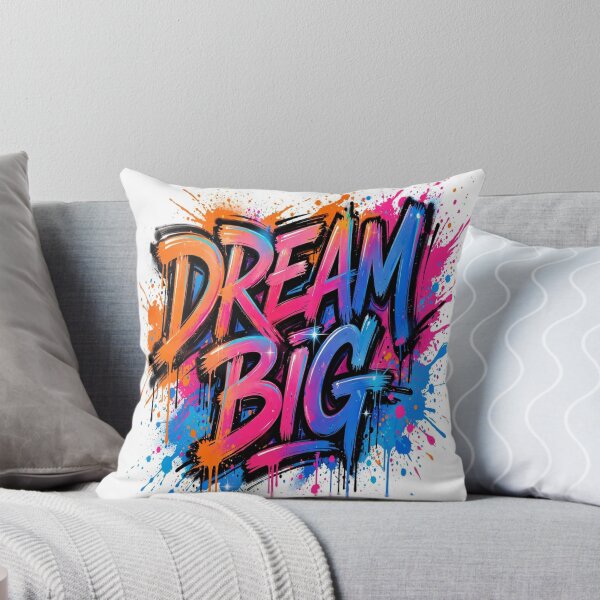Item preview, Dream Big Graffiti - Colorful Motivational Street Art designed and sold by zwnexura.