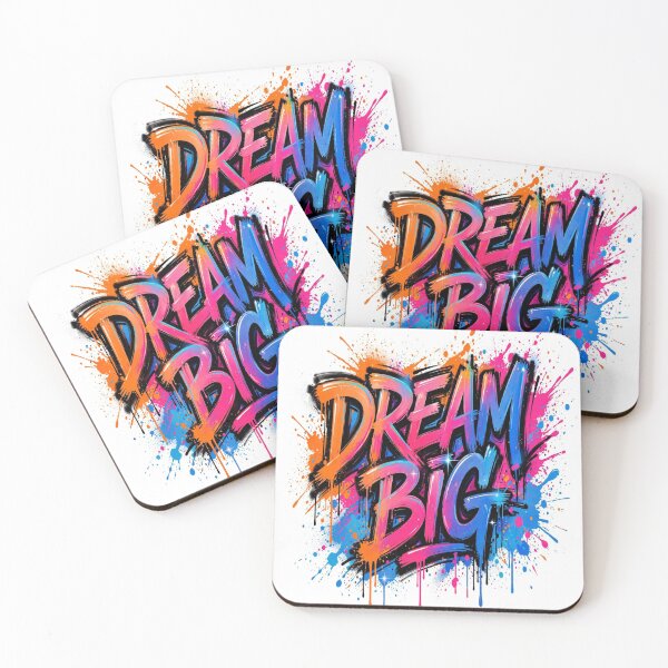 Item preview, Dream Big Graffiti - Colorful Motivational Street Art designed and sold by zwnexura.