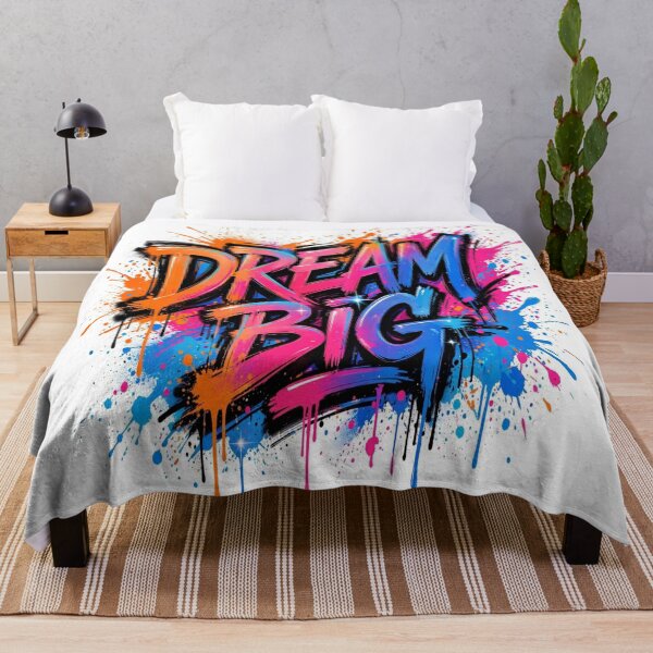 Item preview, Dream Big Graffiti - Colorful Motivational Street Art designed and sold by zwnexura.