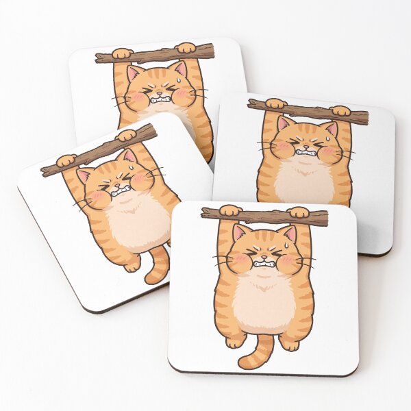 Item preview, Hang In There Orange Cat designed and sold by Dlvznbm.