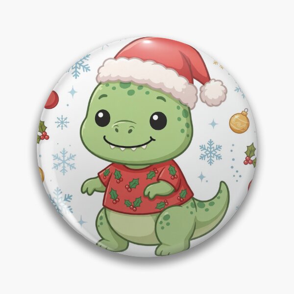 Item preview, Cute Santa Dinosaur Christmas Dino designed and sold by The Oddball Supply Co..