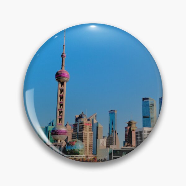 Aperçu de l'œuvre Skyline de Shanghai créée et vendue par ginidabbles.