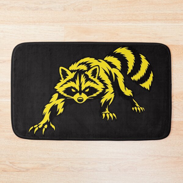 Item preview, Yellow Black Raccoon Mascot designed and sold by AwesomeBeyondLimits.