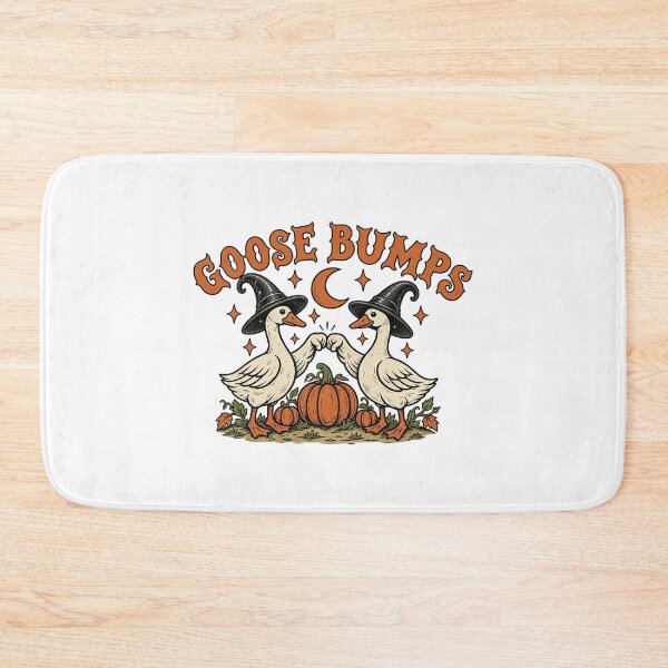 Item preview, Witch Geese Bumping Wings Goose Bumps Halloween Pun designed and sold by CozyCubs-Art.