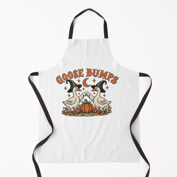 Item preview, Witch Geese Bumping Wings Goose Bumps Halloween Pun designed and sold by CozyCubs-Art.