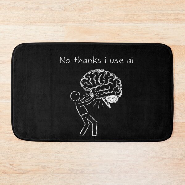 Item preview, no thanks i have a big brain funny nerd humor quote character designed and sold by DariaOltes.