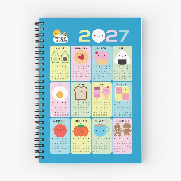 Item preview, Kawaii Food 2027 Calendar designed and sold by marcelinesmith.