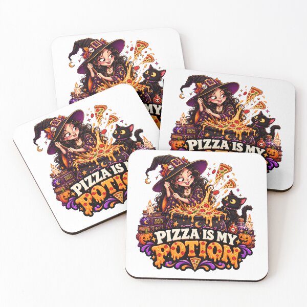 Item preview, Pizza Is My Potion Halloween Witch designed and sold by Pixanova.